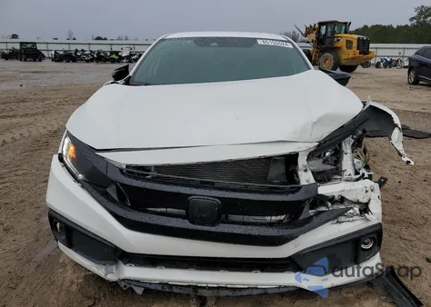 2021 Honda Civic Sport z USA, uszkodzony, nr VIN 2HGFC2F80MH556287